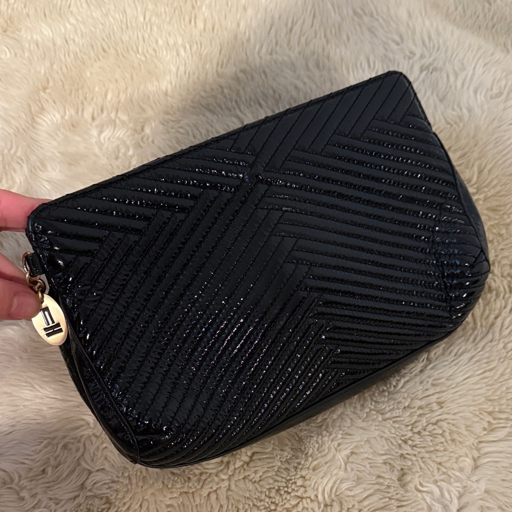 Cole Haan Black Geometric Clutch